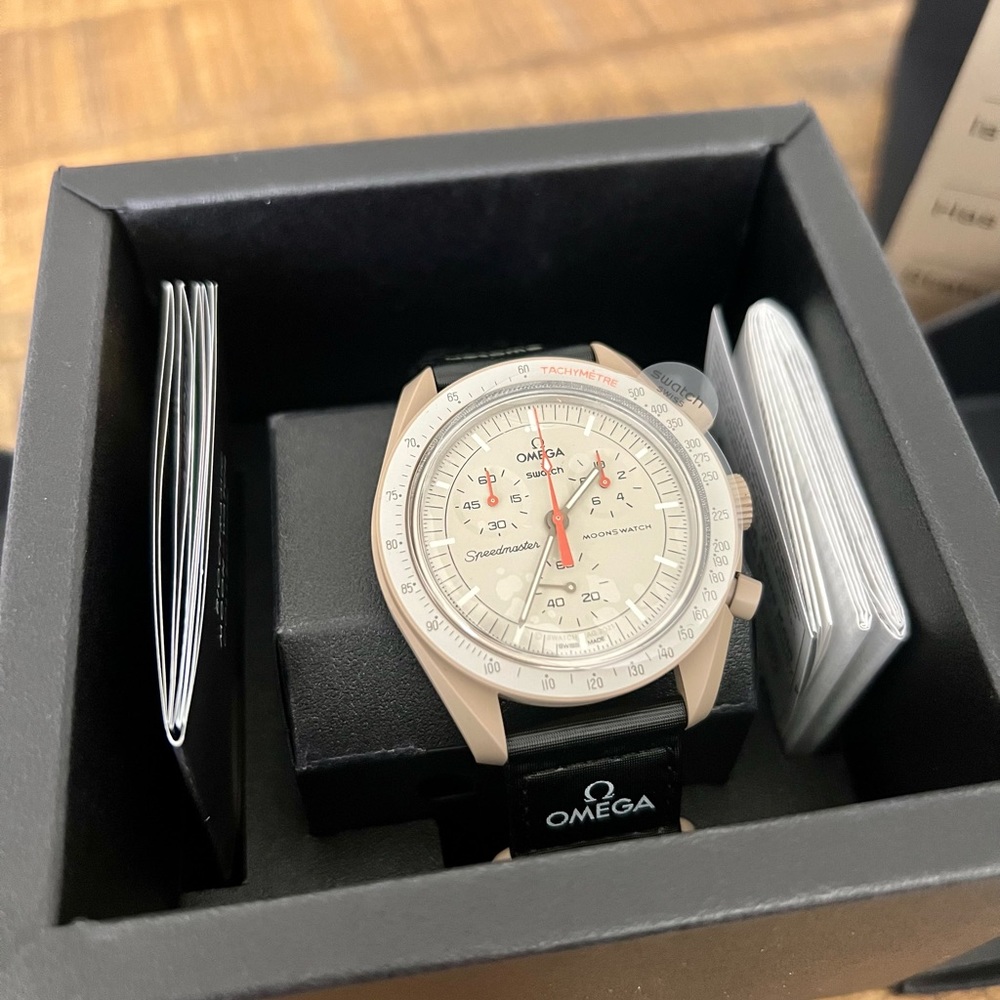 Authentic Omega x Swatch Moonwatch “Mission to Jupiter”